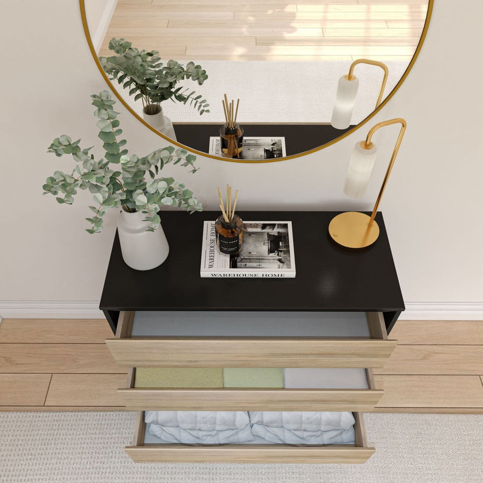 Modern 3-Drawer Dresser - Image 48