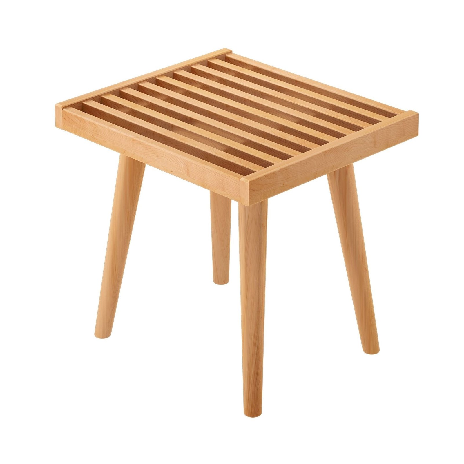 Mid-Century Solid Wood Accent Table - 19" - Image 7