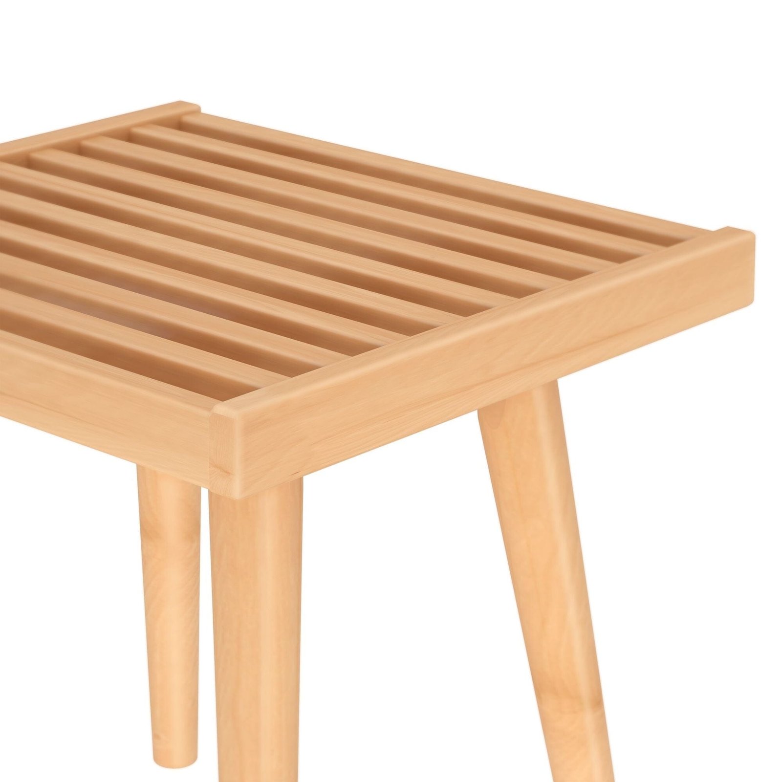 Mid-Century Solid Wood Accent Table - 19" - Image 19