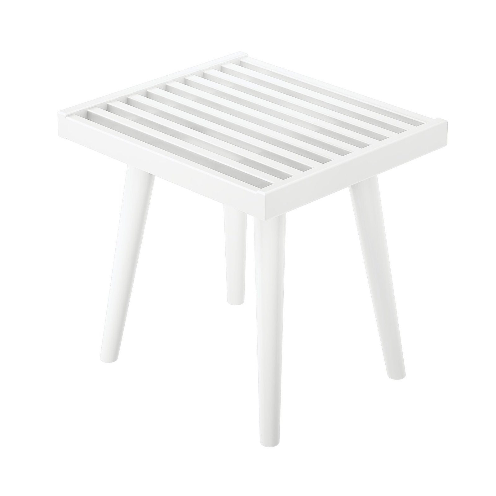 Mid-Century Solid Wood Accent Table - 19" - Image 8