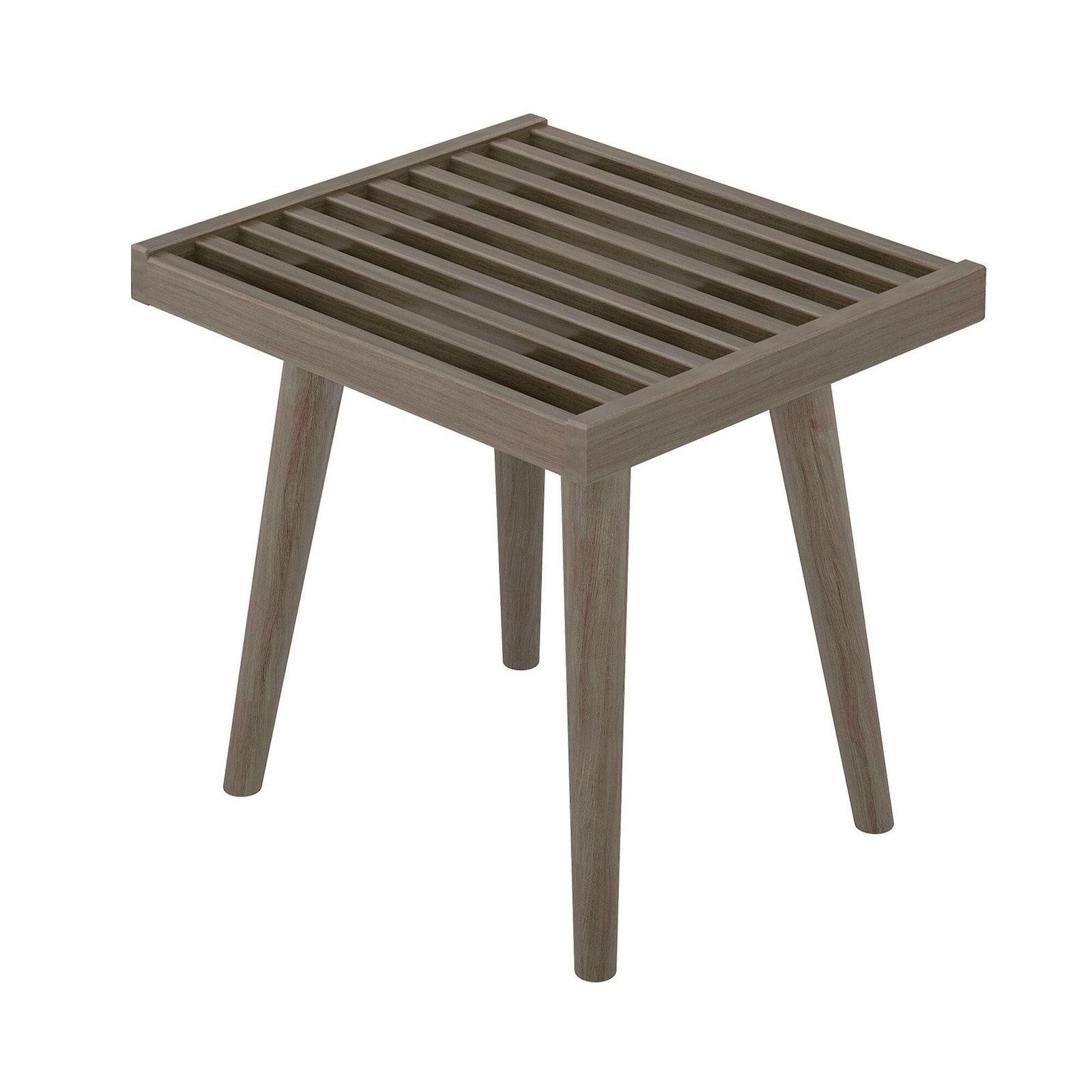 Mid-Century Solid Wood Accent Table - 19" - Image 11