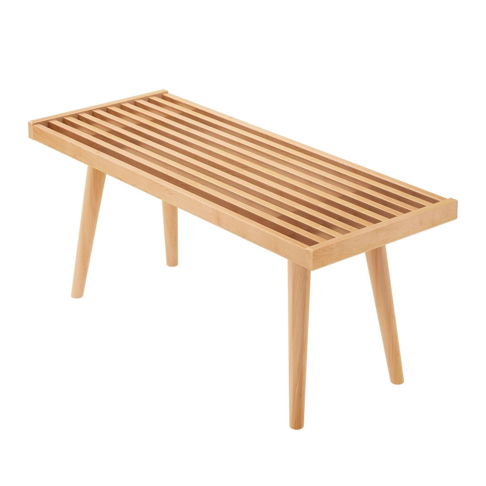 Mid-Century Modern Entryway Bench - 41" - Image 8