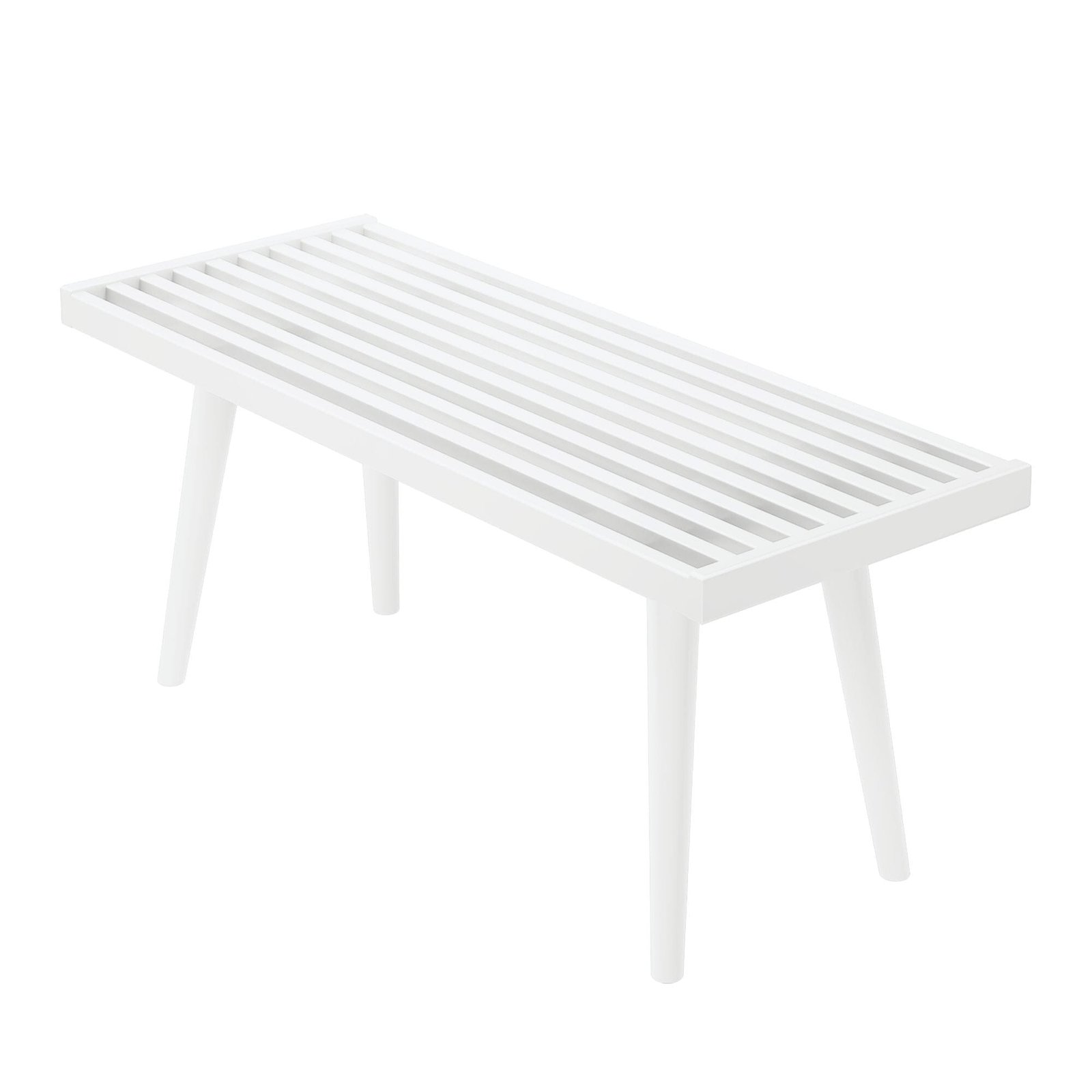 Mid-Century Modern Entryway Bench - 41" - Image 9
