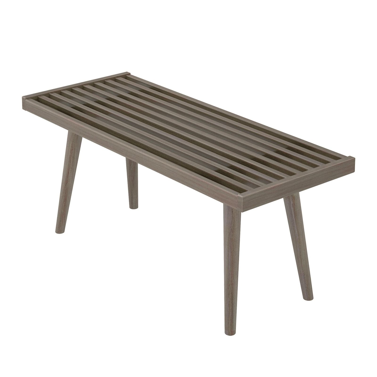 Mid-Century Modern Entryway Bench - 41" - Image 11
