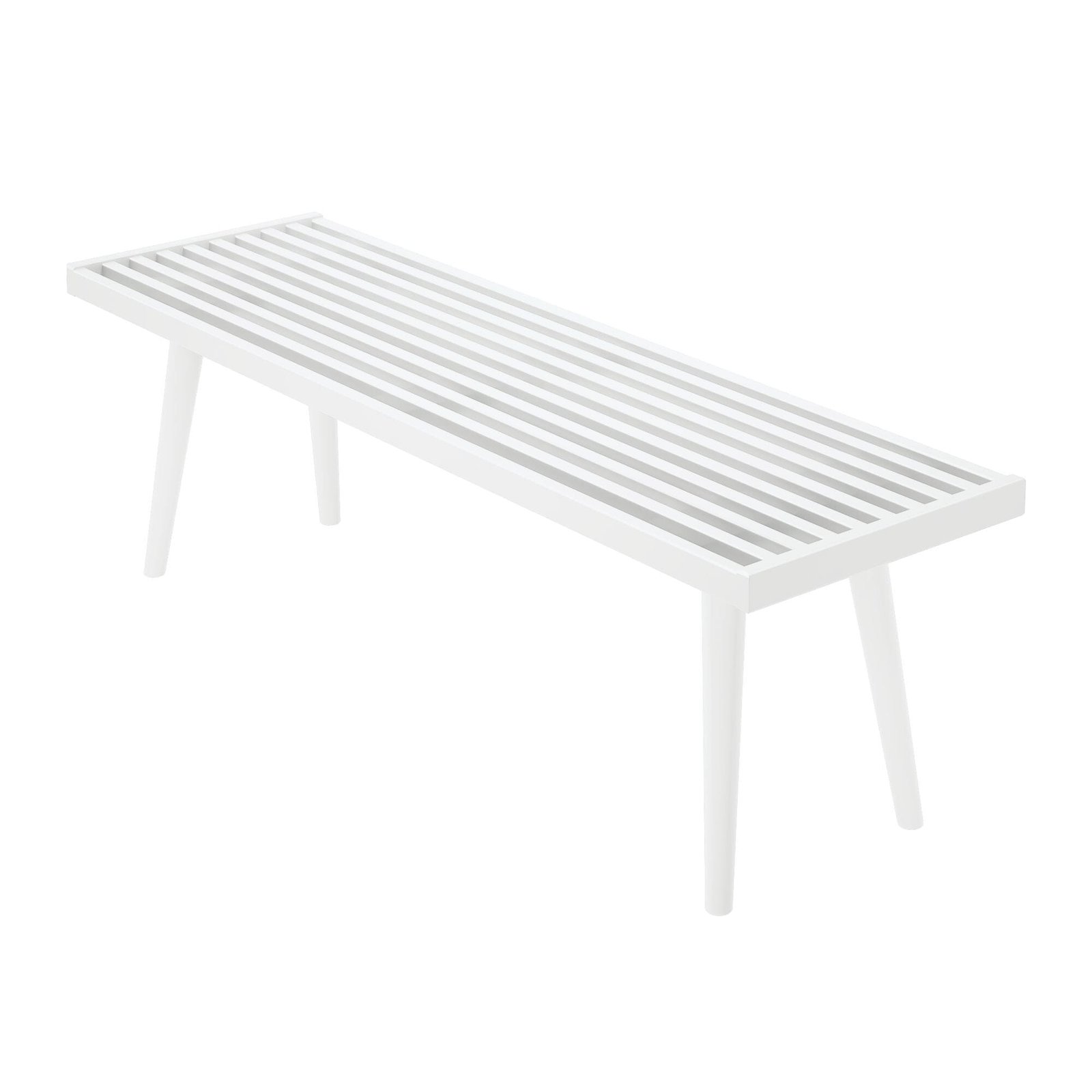 Mid-Century Modern Entryway Bench - 56" - Image 9