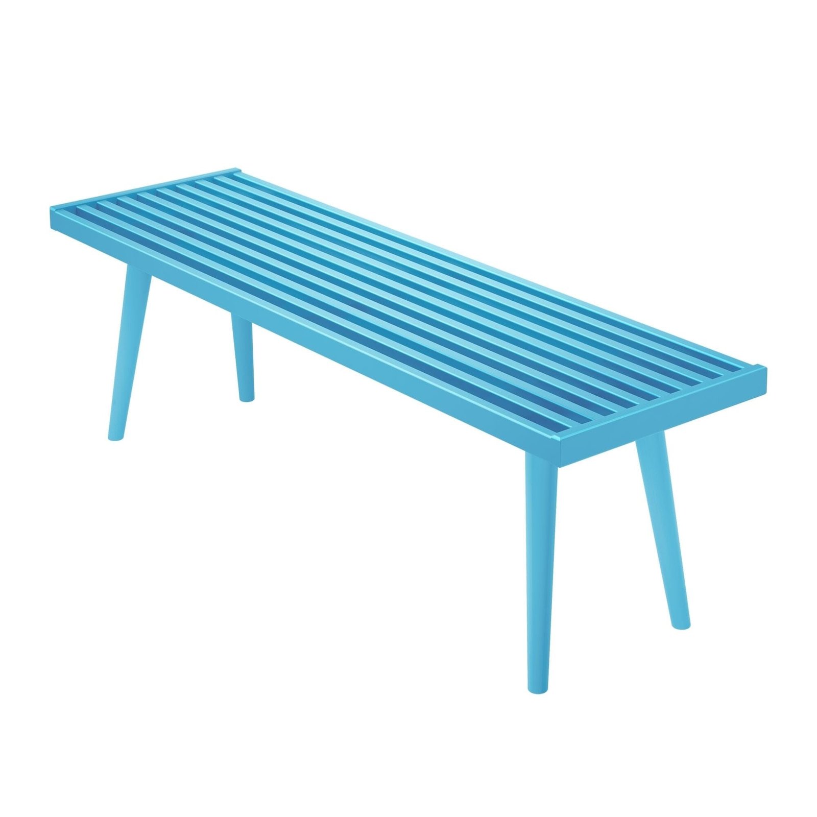 Mid-Century Modern Entryway Bench - 56" - Image 10