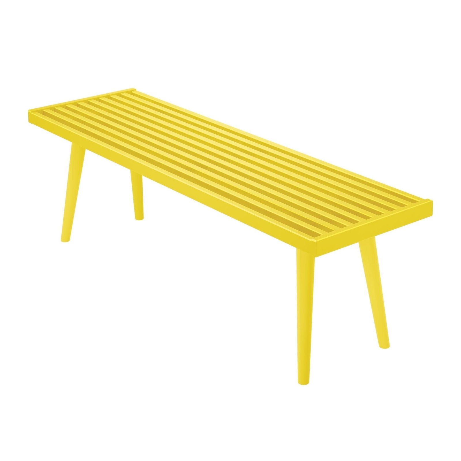 Mid-Century Modern Entryway Bench - 56" - Image 11